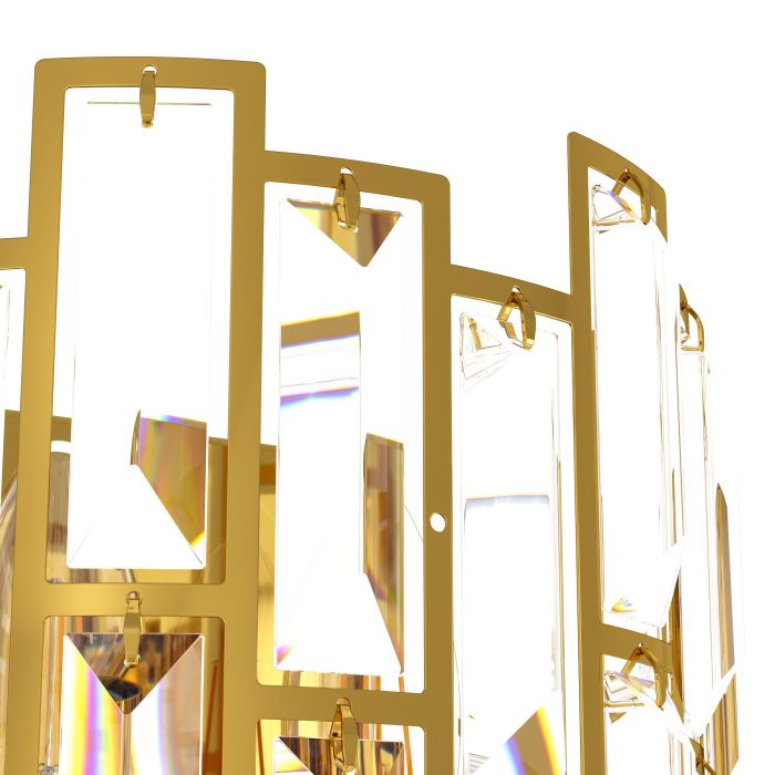 Carregue imagem no visualizador da galeriaAplique de Parede em Metal e Cristal CALMEILLES EGLO

