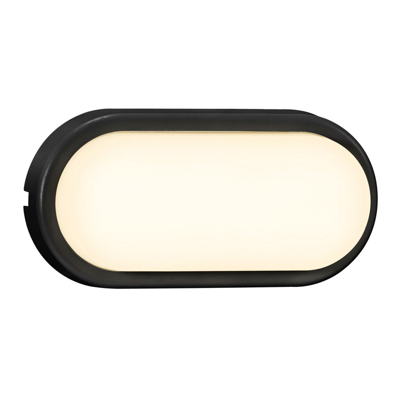 Carregue imagem no visualizador da galeriaAplique Exterior Oval Preto Cuba NORDLUX
