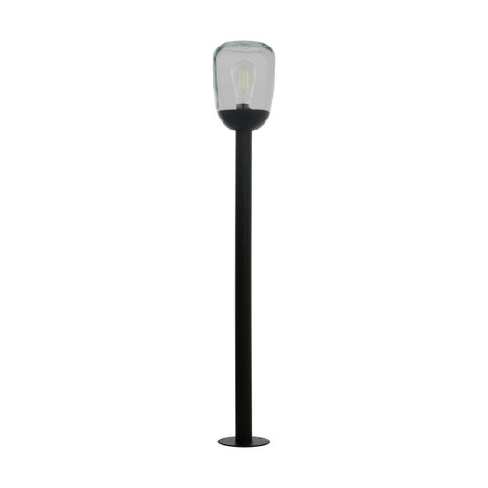 Candeeiro de Pé Exterior com Abajur de Vidro Transparente DONATORI EGLO