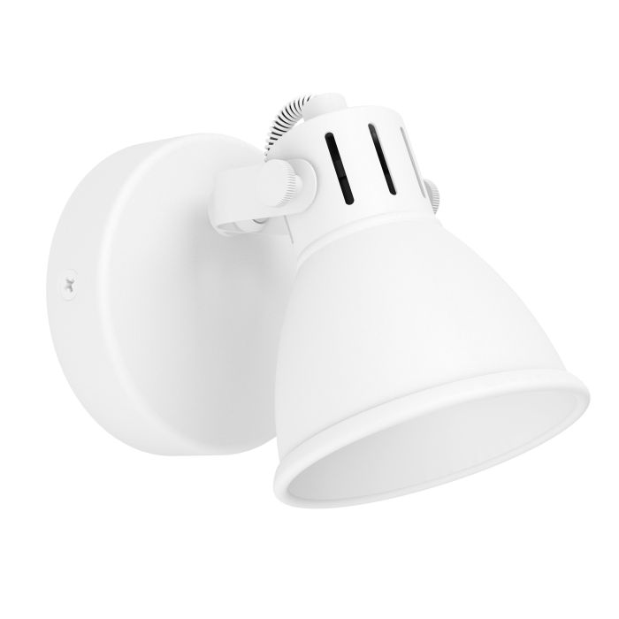 Cargue la imagen en el visor de la galería, Foco LED Ajustável em Metal Branco SERAS 1 EGLO
