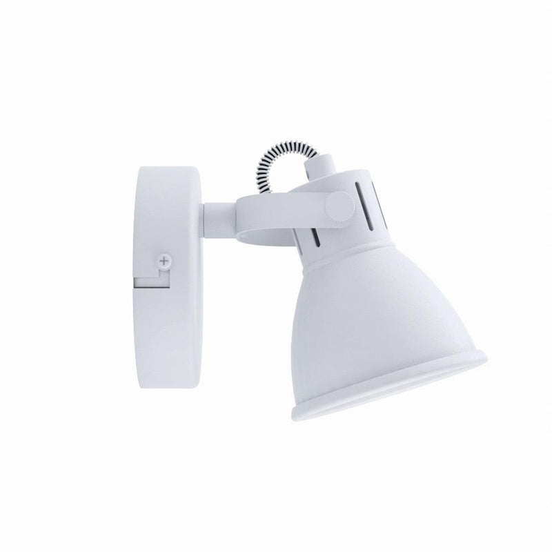 Cargue la imagen en el visor de la galería, Foco LED Ajustável em Metal Branco SERAS 1 EGLO
