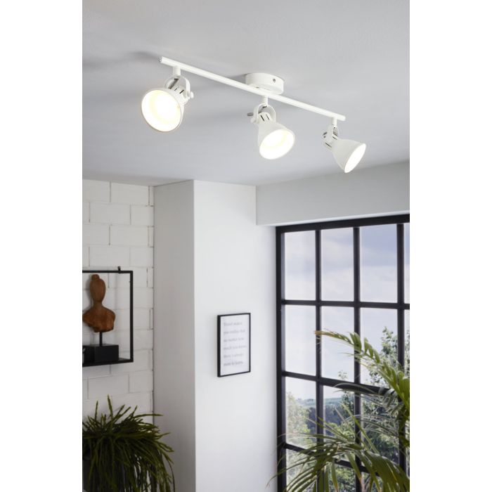 Carregue imagem no visualizador da galeriaCandeeiro de Teto LED Duplo com Projetores Reguláveis SERAS 1 EGLO
