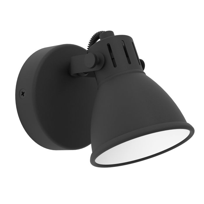 Carregue imagem no visualizador da galeriaCandeeiro de Teto com 2 Focos LED Preto e Creme SERAS 2 EGLO
