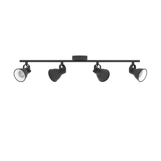Candeeiro de Teto LED com 4 Projetores Ajustáveis Preto SERAS 2 EGLO