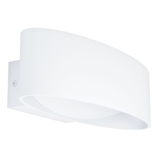 Aplique de Parede LED Curvo Branco MACCACARI EGLO