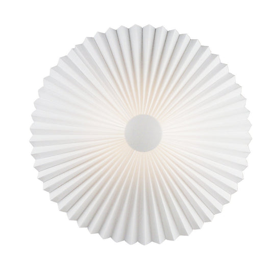 Aplique de Parede com Abajur Plissado Branco TRIO NORDLUX