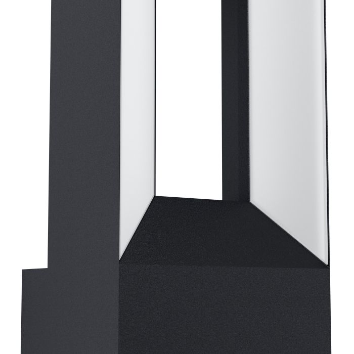Load image into Gallery viewer, Aplique LED Exterior com Corpo em Alumínio Fundido Preto RIFORANO EGLO
