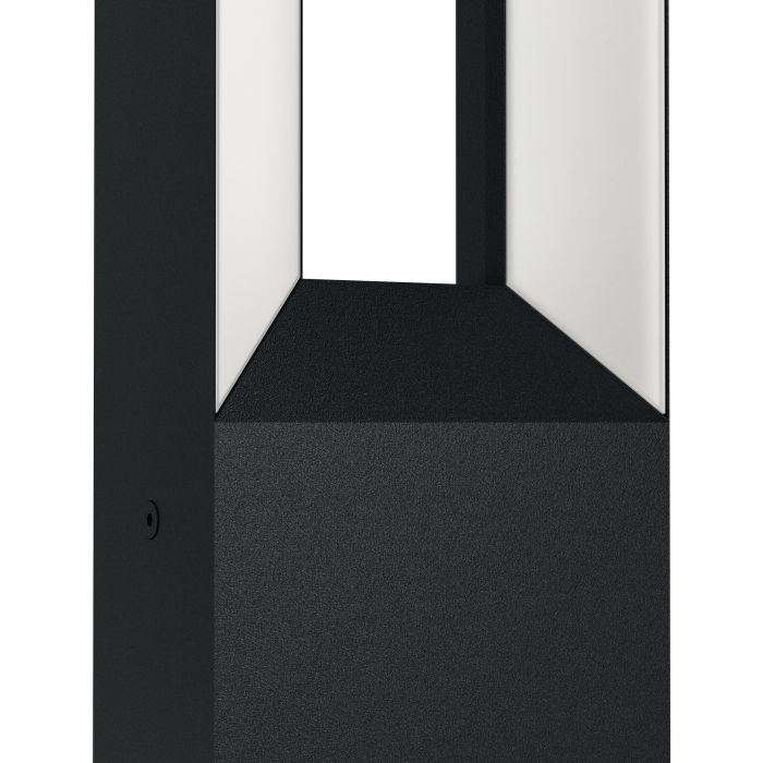 Load image into Gallery viewer, Candeeiro de Poste LED Exterior em Alumínio Fundido Preto RIFORANO EGLO

