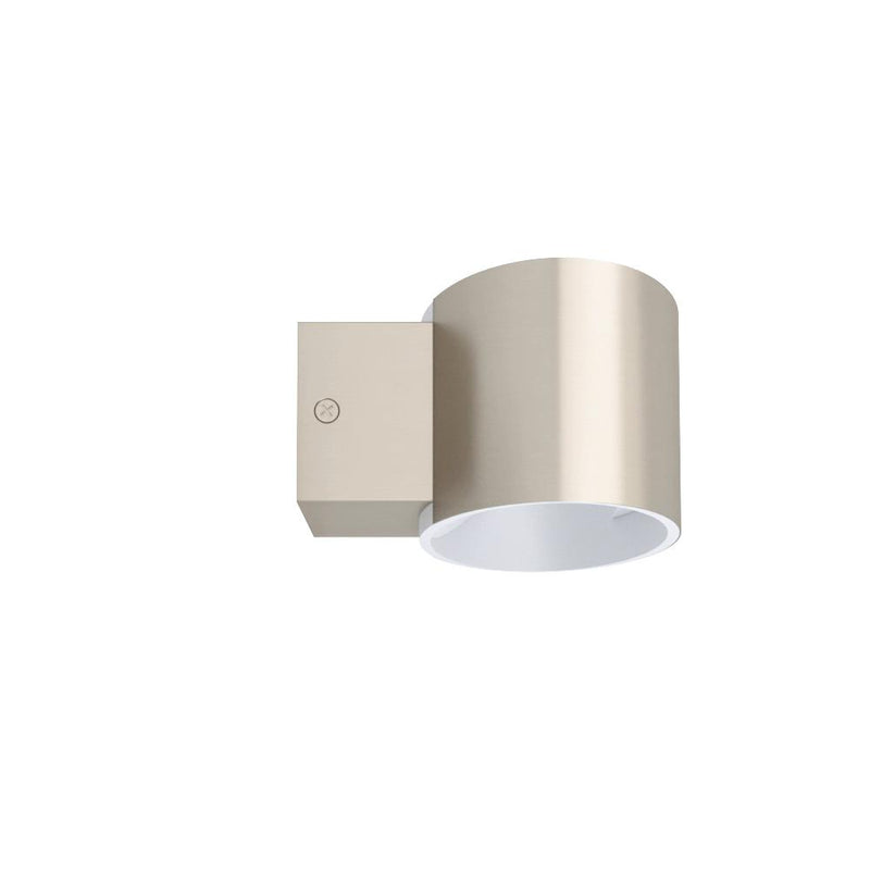Load image into Gallery viewer, Aplique de Parede LED Curvo em Metal Níquel Mate MACCACARI EGLO
