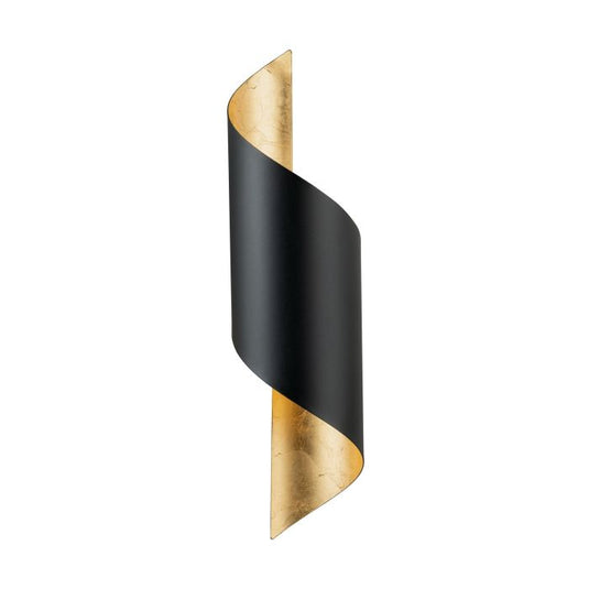 Aplique de Parede Curvo Preto e Dourado JABALOYAS EGLO
