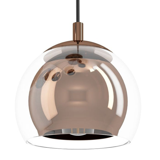 Candeeiro de teto com 5 lâminas de vidro transparente ROCAMAR EGLO