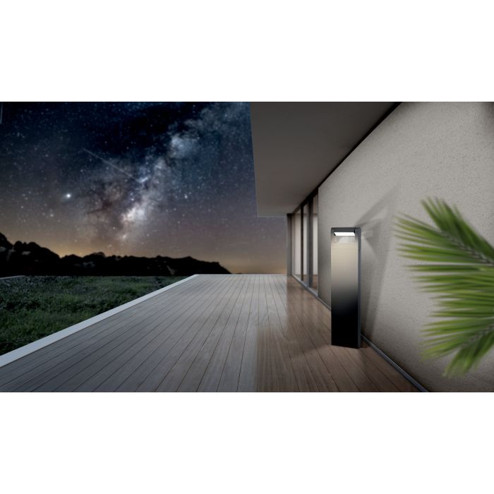 Load image into Gallery viewer, Candeeiro de pé exterior LED com corpo em alumínio fundido BRIANZA EGLO
