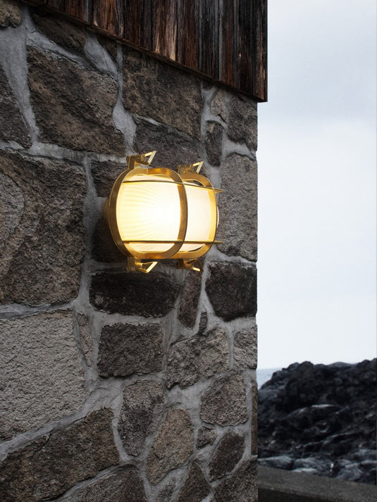 Aplique de Parede Exterior em Latão HELFORD NORDLUX