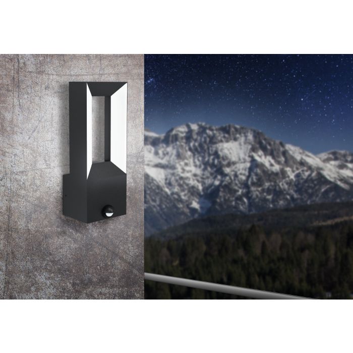 Load image into Gallery viewer, Aplique de Parede Exterior LED com Sensor de Movimento RIFORANO EGLO
