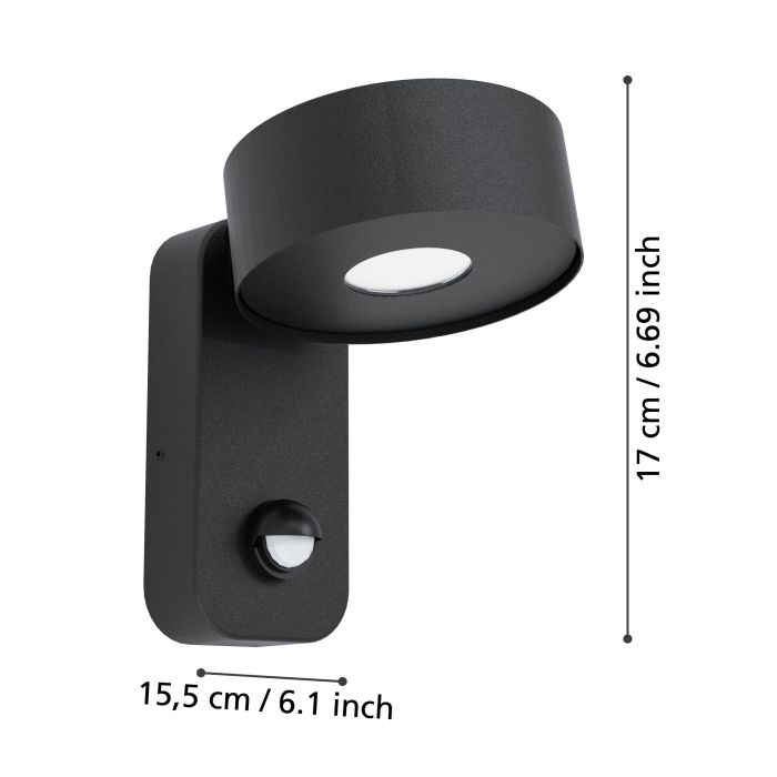 Chargez l'image dans la visionneuse de la galerie, Aplique LED Exterior com Sensor de Movimento PALOSCO EGLO
