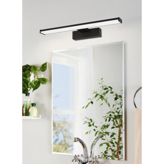 Aplique LED para Casa de Banho com Alumínio e Plástico Preto PANDELLA 1 EGLO