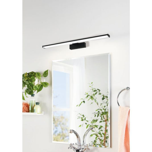 Aplique LED para Casa de Banho com Alumínio e Plástico Preto PANDELLA 1 EGLO