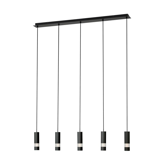 Load image into Gallery viewer, Candeeiro de teto suspenso com 5 pingentes e efeito bolhas BERNABETA EGLO
