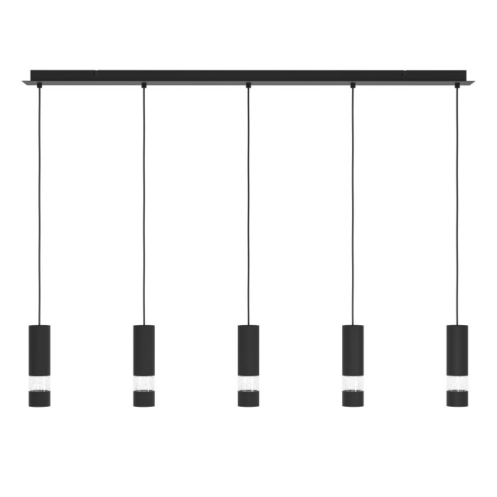 Load image into Gallery viewer, Candeeiro de teto suspenso com 5 pingentes e efeito bolhas BERNABETA EGLO
