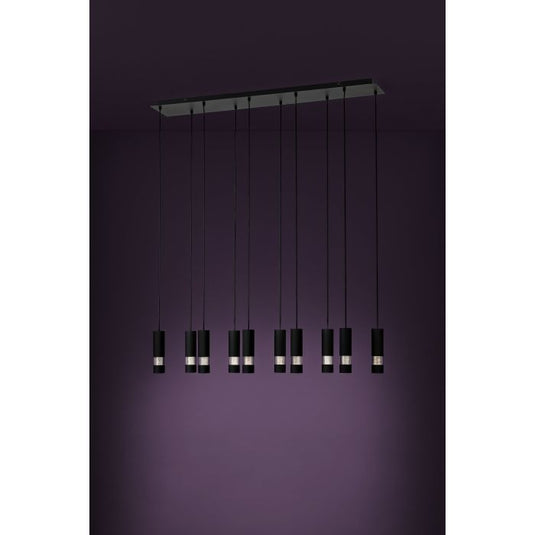 Candeeiro de teto suspenso com 10 luzes LED e efeito bolhas BERNABETA EGLO