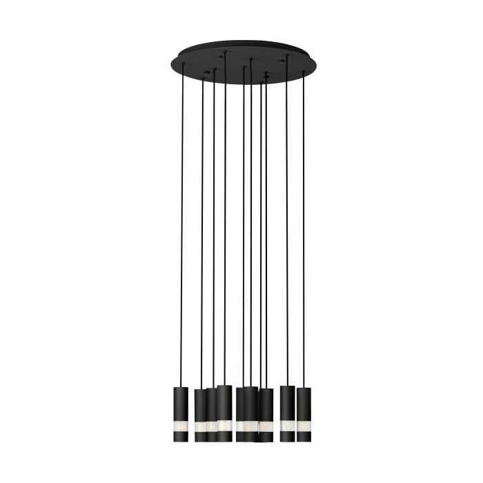Cargue la imagen en el visor de la galería, Candeeiro de teto suspenso com 10 luzes LED e efeito bolhas BERNABETA EGLO
