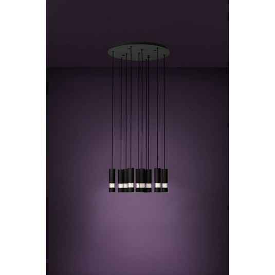 Candeeiro de teto suspenso com 10 luzes LED e efeito bolhas BERNABETA EGLO