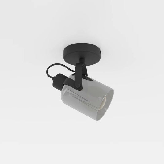 Foco de Parede com Vidro Vaporizado Preto BERREGAS EGLO