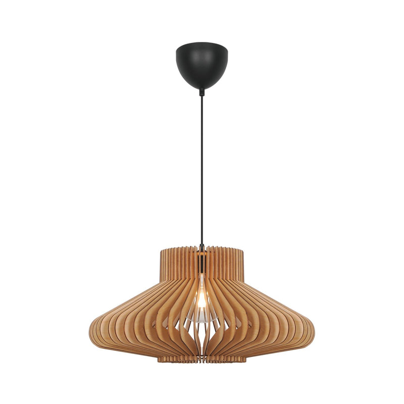 Load image into Gallery viewer, Candeeiro de Teto Suspenso em Madeira Natural MANAGO NORDLUX
