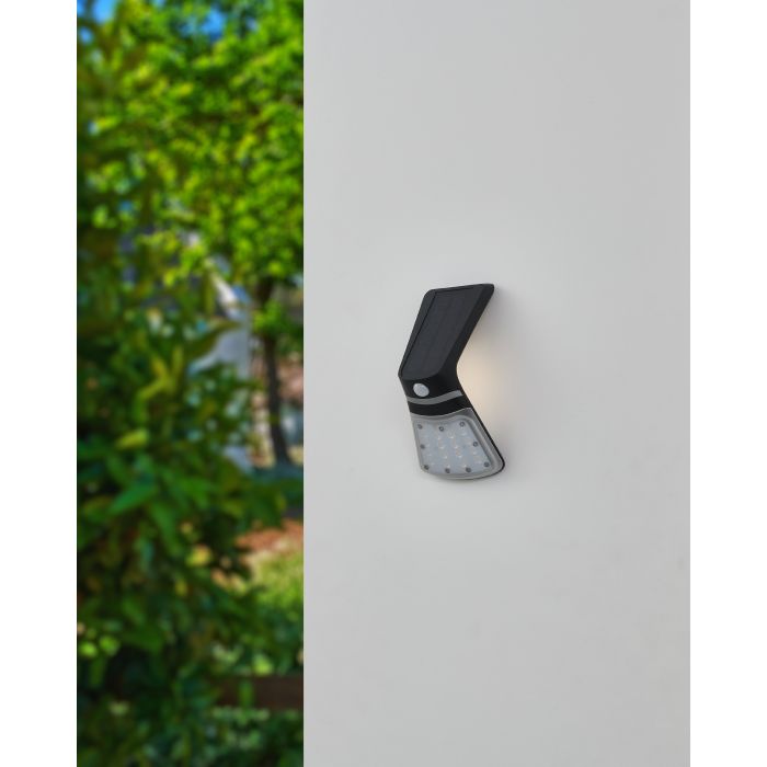 Load image into Gallery viewer, Aplique de Parede Exterior LED com Painel Solar LAMOZZO 1 EGLO
