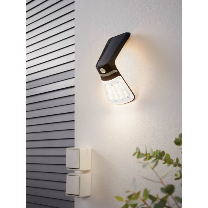 Load image into Gallery viewer, Aplique de Parede Exterior LED com Painel Solar LAMOZZO 1 EGLO
