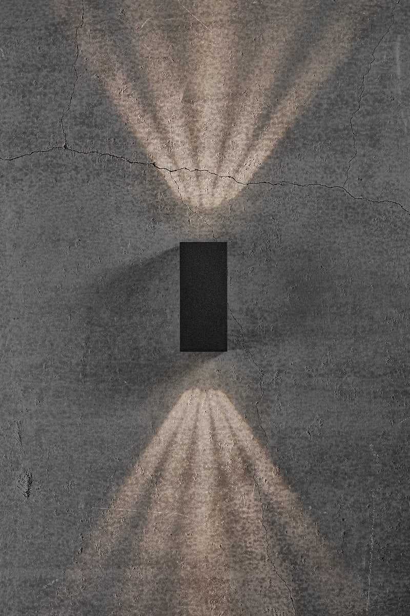 Chargez l'image dans la visionneuse de la galerie, Aplique de Parede Exterior Preto ASBOL KUBI NORDLUX
