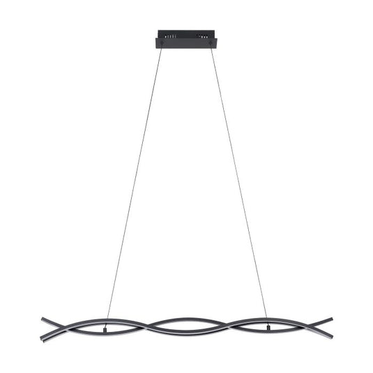 Candeeiro de teto LED com três perfis curvados LASANA 3 EGLO