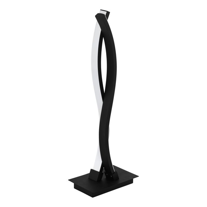 Chargez l'image dans la visionneuse de la galerie, Candeeiro de Mesa LED com Dois Perfis Curvos em Metal Preto LASANA 3 EGLO
