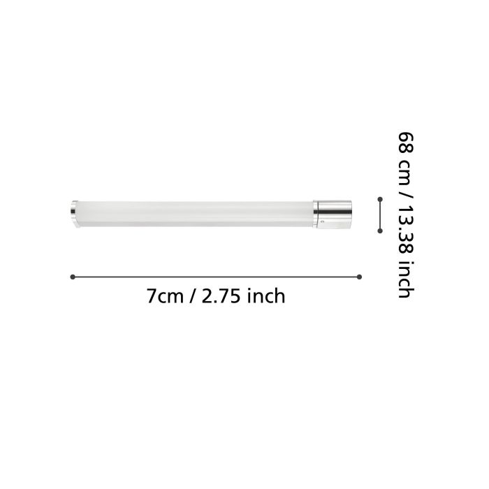 Cargue la imagen en el visor de la galería, Aplique para Casa de Banho com LED Branco Neutro TRAGACETE 1 EGLO
