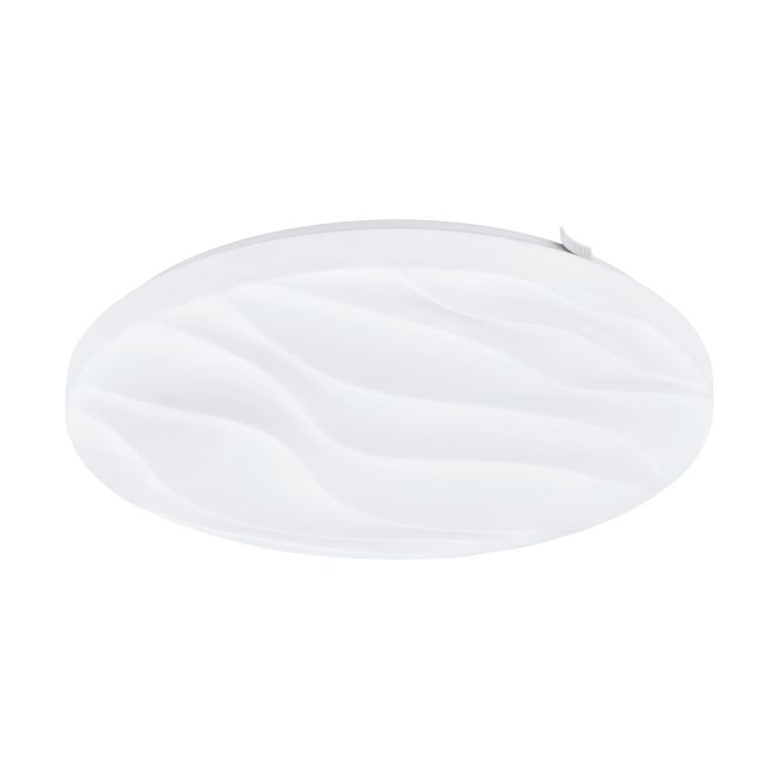 Carregue imagem no visualizador da galeriaPlafon LED com Design Ondulado Branco BENARIBA EGLO
