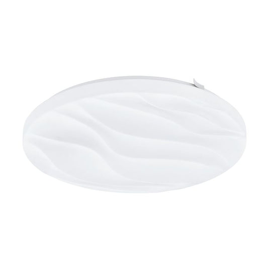 Plafon LED com Design Ondulado Branco BENARIBA EGLO
