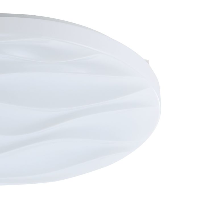 Carregue imagem no visualizador da galeriaPlafon LED com Design Ondulado Branco BENARIBA EGLO
