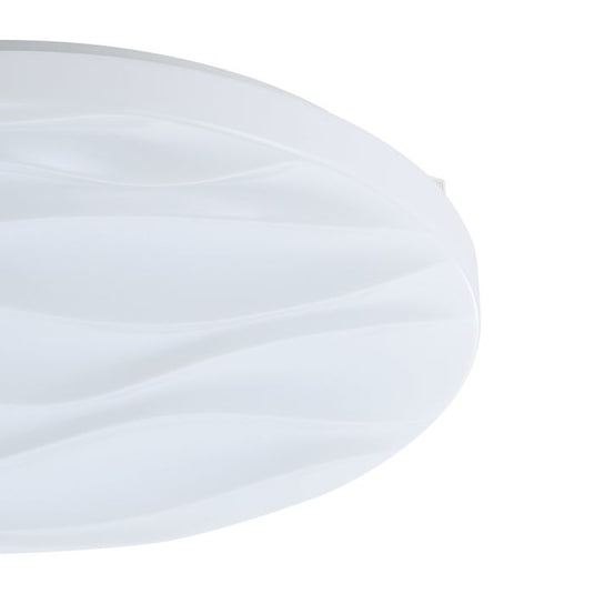 Plafon LED com Design Ondulado Branco BENARIBA EGLO