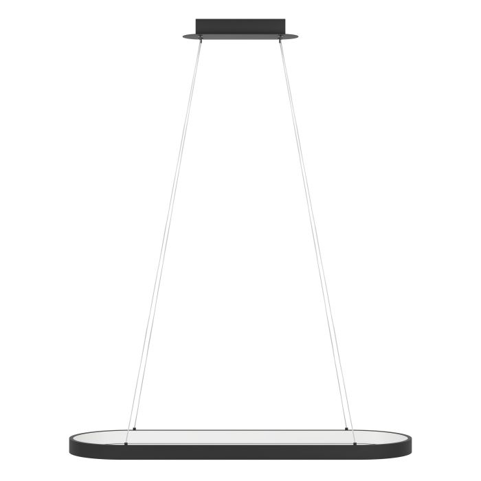 Carregue imagem no visualizador da galeriaCandeeiro de teto suspenso LED com estrutura em aço e plástico CODRIALES EGLO

