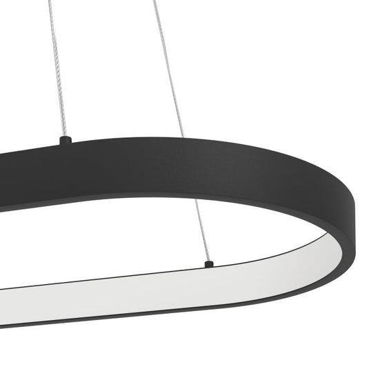Candeeiro de teto suspenso LED com estrutura em aço e plástico CODRIALES EGLO