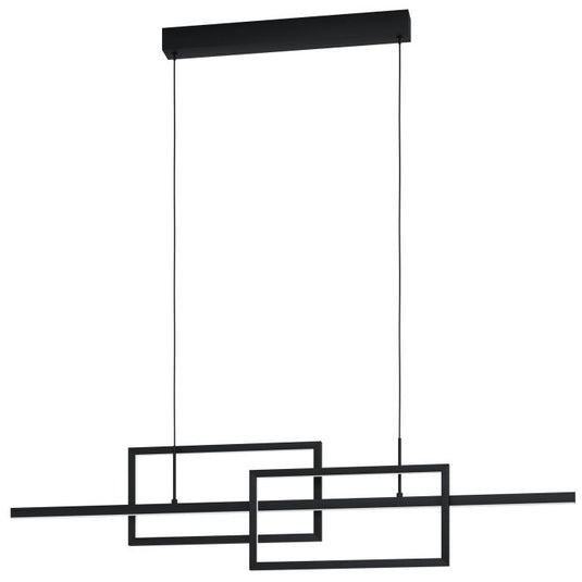 Candeeiro de teto LED suspenso com design geométrico PUEBLA EGLO