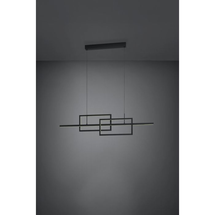 Load image into Gallery viewer, Candeeiro de teto LED suspenso com design geométrico PUEBLA EGLO
