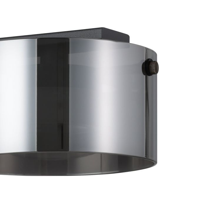 Carregue imagem no visualizador da galeriaAplique de Parede LED com Vidro Preto Fumado COPILLOS EGLO

