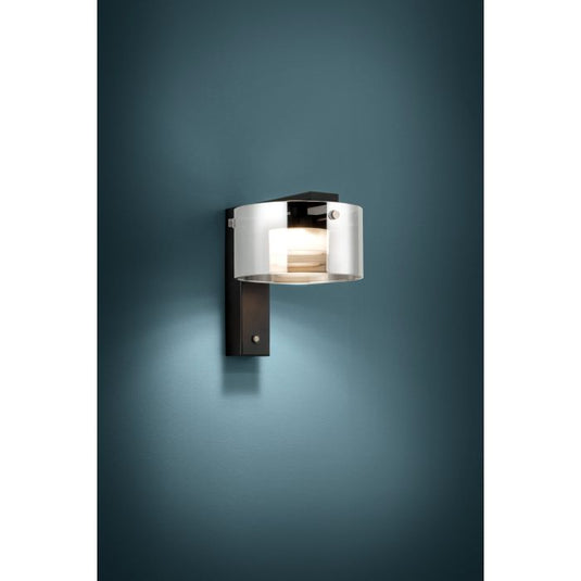 Aplique de Parede LED com Vidro Preto Fumado COPILLOS EGLO