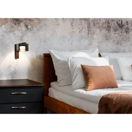 Aplique de Parede LED com Vidro Preto Fumado COPILLOS EGLO