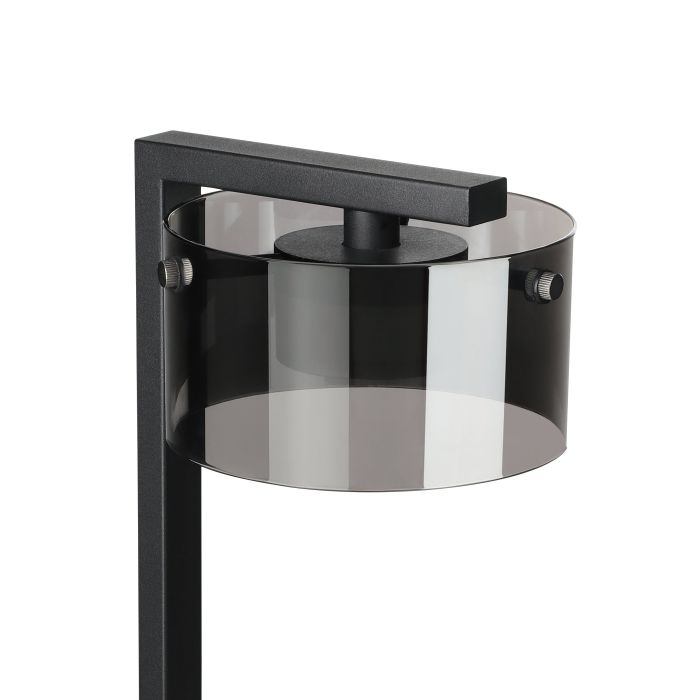 Chargez l'image dans la visionneuse de la galerie, Candeeiro de Mesa LED com Base de Metal Preto e Vidro Fumado COPILLOS EGLO
