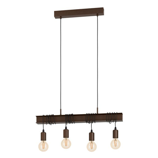 Candeeiro de teto suspenso com 4 lâmpadas TOWNSHEND EGLO