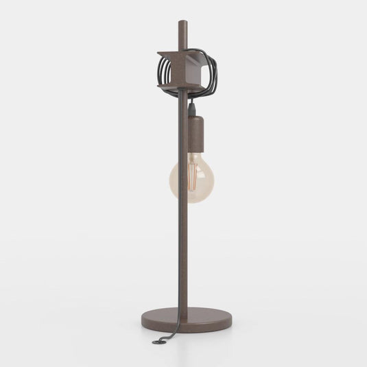 Candeeiro de Mesa em Metal Castanho Envelhecido TOWNSHEND 4 EGLO