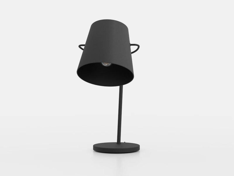 Chargez l'image dans la visionneuse de la galerie, Candeeiro de Mesa com Abajur em Tecido Preto GRANADILLOS EGLO
