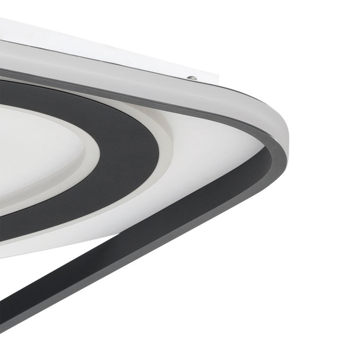 Carregue imagem no visualizador da galeriaCandeeiro de teto LED com formas geométricas BENALAURIA EGLO
